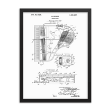 Load image into Gallery viewer, Grand Piano Patent Framed Wall Art
