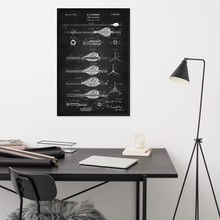 Load image into Gallery viewer, Archery Arrow Patent Framed Poster
