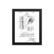 Load image into Gallery viewer, Grand Piano Patent Framed Wall Art
