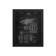 Load image into Gallery viewer, Trumpet Patent Framed Wall Art
