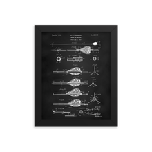 Load image into Gallery viewer, Archery Arrow Patent Framed Poster
