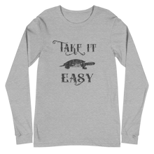 Load image into Gallery viewer, Take It Easy Turtle Long Sleeve Tee
