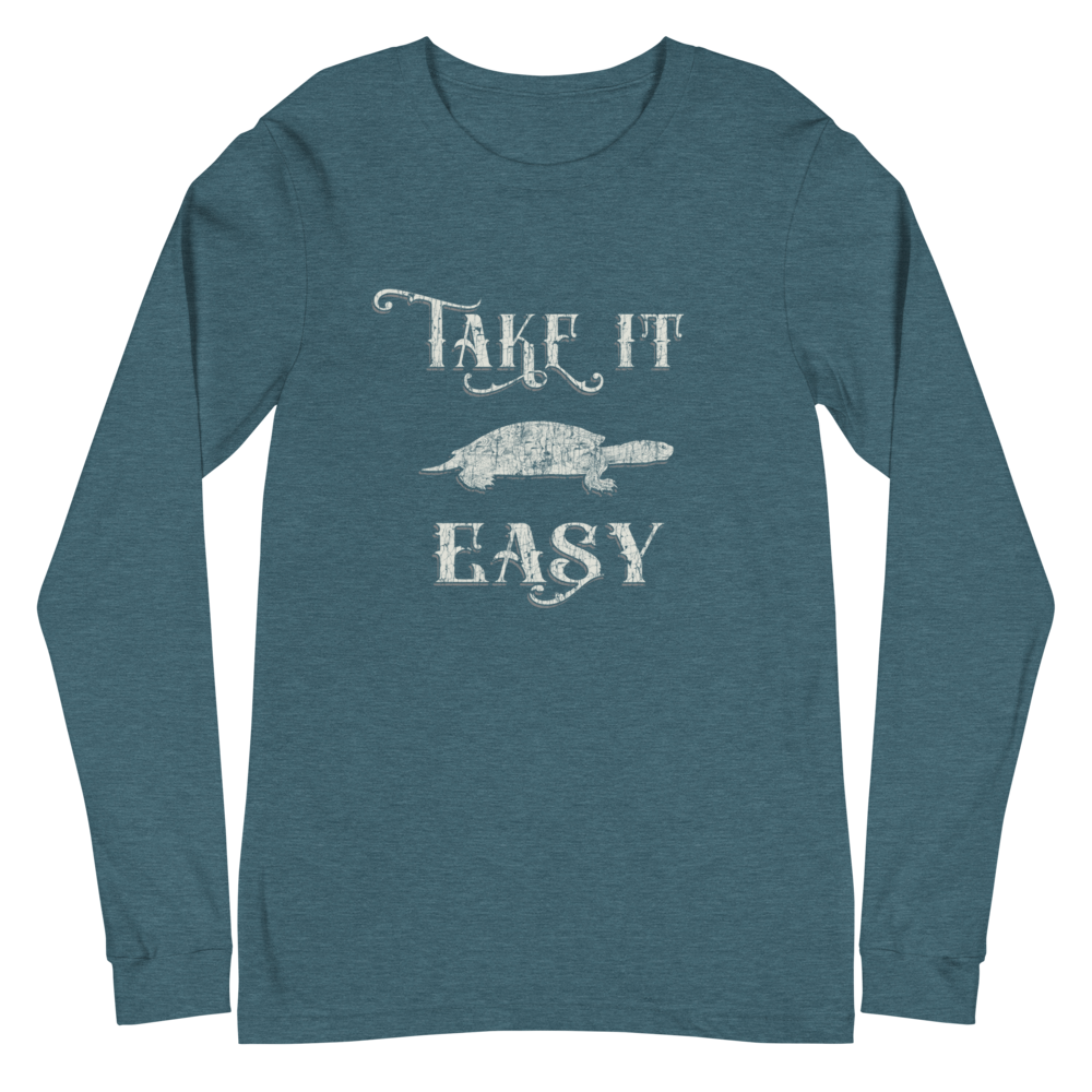 Take It Easy Turtle Long Sleeve Tee