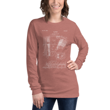 Load image into Gallery viewer, Grand Piano Patent Long Sleeve Tee
