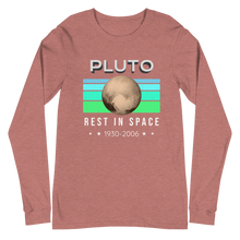 Load image into Gallery viewer, Pluto Rest in Space Long Sleeve Tee
