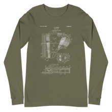 Load image into Gallery viewer, Grand Piano Patent Long Sleeve Tee
