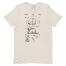 Load image into Gallery viewer, Fire Fighter Helmet Patent Tee
