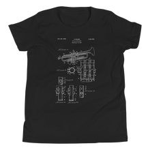 Load image into Gallery viewer, Trumpet Patent Youth Tee
