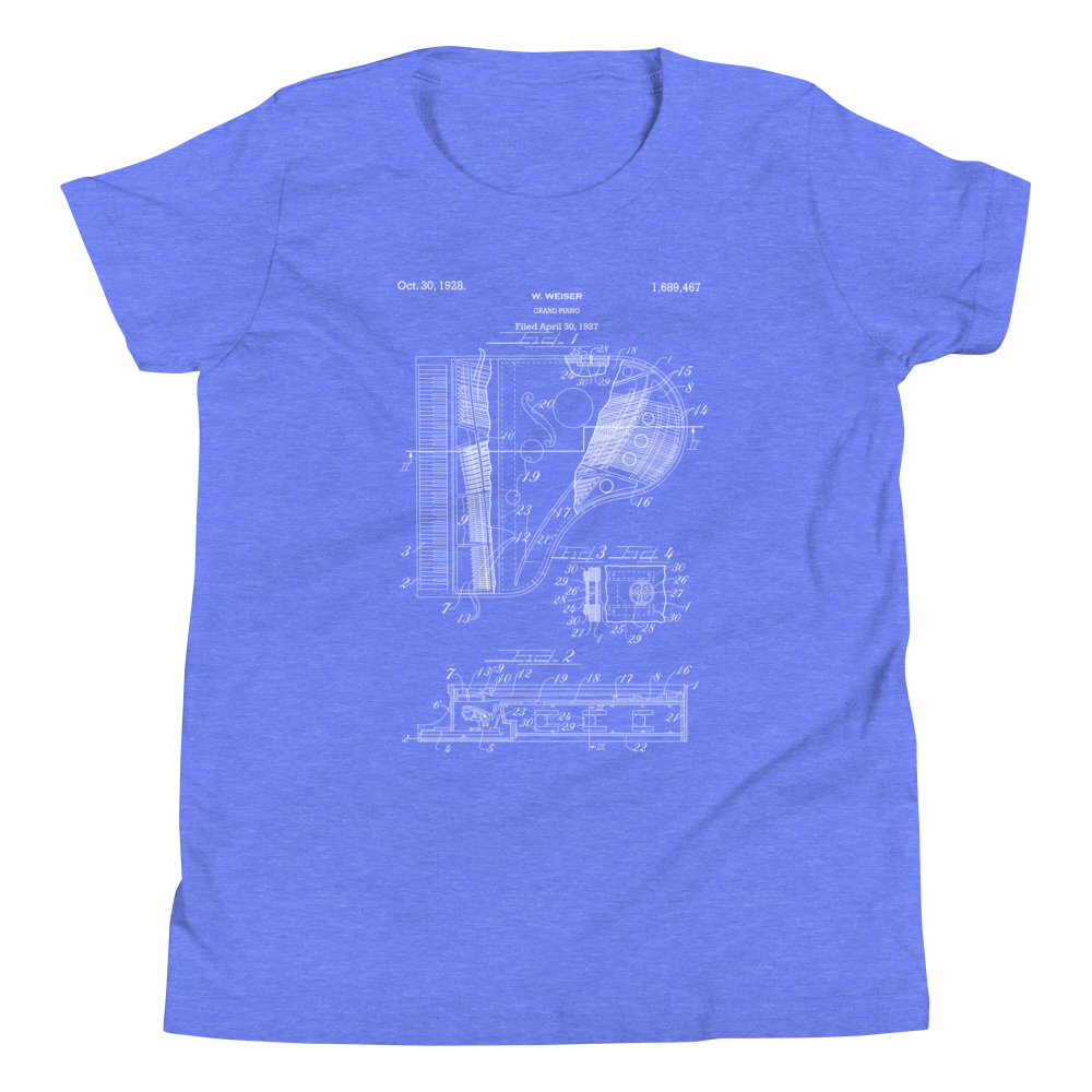 Grand Piano Patent Youth Tee