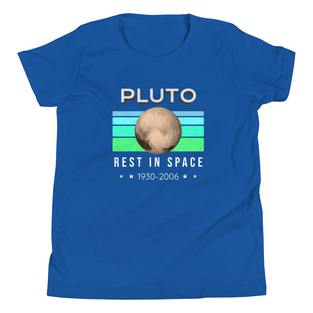 Pluto Rest in Space Youth Tee