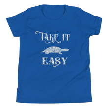 Load image into Gallery viewer, Take It Easy Turtle Youth Tee
